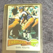 Topps 1975 Dan Fouts Rookie #367 San Diego Chargers Football Base Set