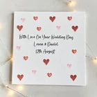 Personalised Wedding Day Card Congratulations On Your Wedding Day Special Couple