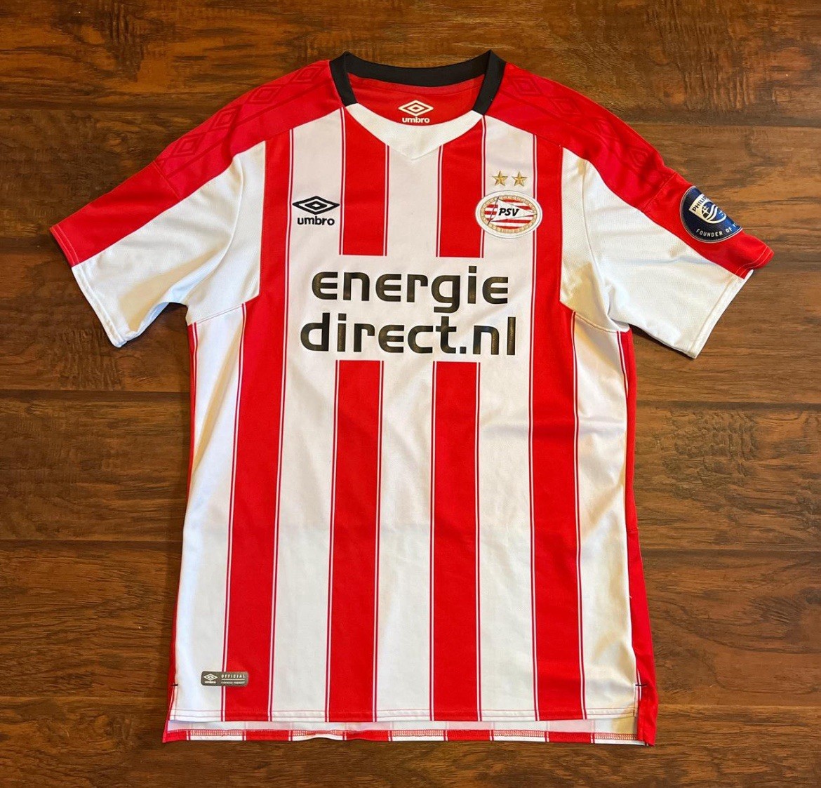 PSV Eindhoven 2017/2018 Umbro Home football shirt Soccer Jersey size L