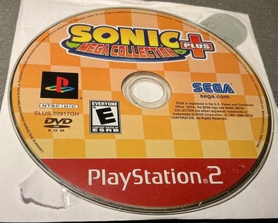 Sonic Mega Collection Plus- Sony Playstation 2 DISC ONLY ~J1183