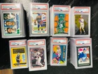 LOT (69) STAR ROOKIE BASEBALL FOOTBALL PSA SGC 8 9 10 GEM MINT GRADED CARDS