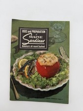 Vintage Maine Sardines Recipe Booklet Cookboo...
