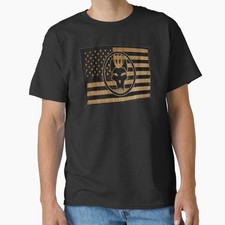 T-shirt SEAL TEAM BRAVO BW FLAG S-5XL
