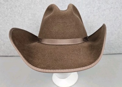 Bailey Cowboy Hat Frontier Collection Size 7 3/8 Wool Cattleman Crown USA Made
