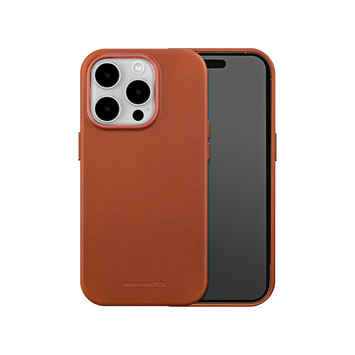 Coque antichoc iPhone 15 Pro Max dbramante1928 Roskilde cuir anti rayure