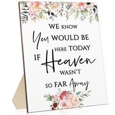 Memorial Table Sign for Wedding, We Know 11.02 x 8.66 x 0.19 inches, white