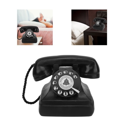 Retro Telefon Modell Harz Taste Vintage Festnetz Telefon Statue Home Decor Gesch - Afbeelding 21 van 24