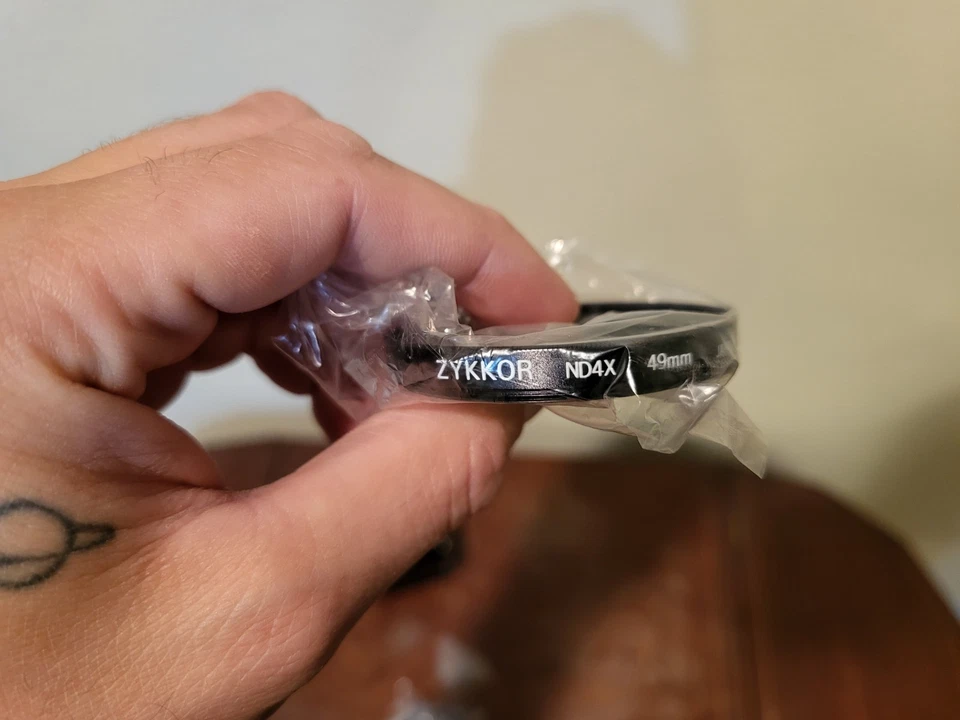 Zykkor 49mm Optical Glass Video Filter Kit ( UV, ND4X, FL-D ) for Camera Lens - Image 4 of 4
