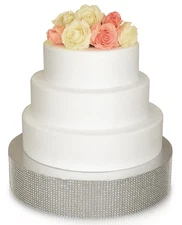 OCCASIONS Bling Wedding Cake Stand (Holds 150 lbs) Cupcake Base, Decorative C...