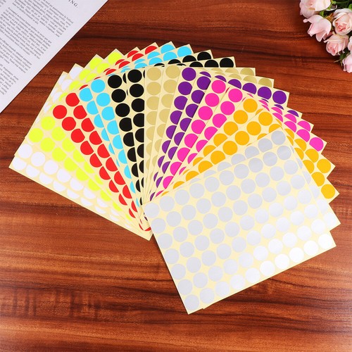 30 Sheets Kreis Dot -Adhesive Mark Aufkleber Liefert Dot Label Aufkleber - Afbeelding 7 van 11
