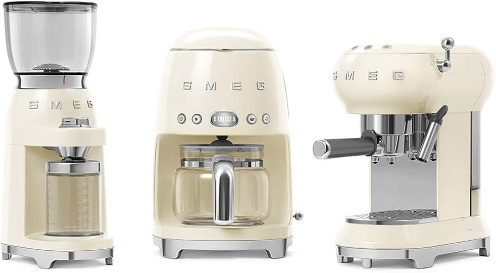SMEG ECF01 Espresso Machine Cream for sale online eBay