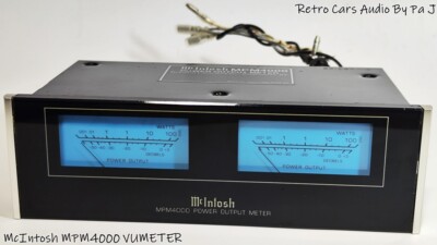 McIntosh マッキントッシュ　MPM4000 パワーアウトプットメーター McIntosh MPM4000 VUMETER | POWER OUTPUT METER | 1 DIN