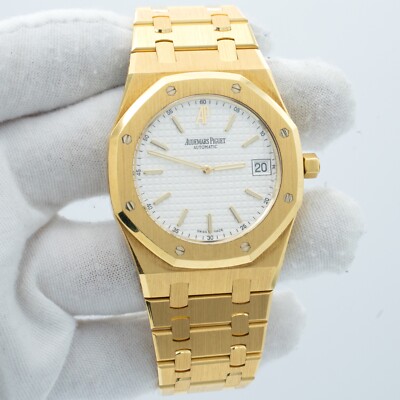 Audemars Piguet Royal Oak 15202BA.OO.0944BA.01 2008 Original Box & Papers 18k
