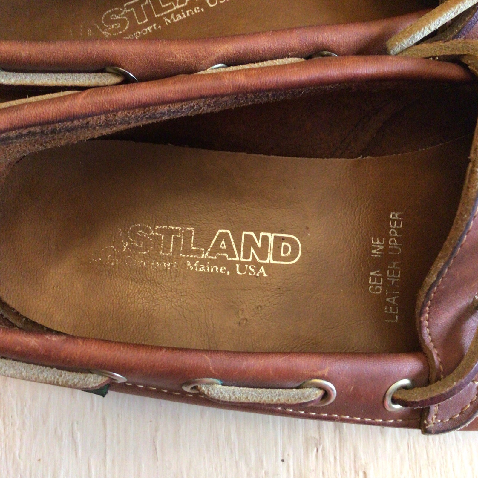 Vintage Eastland Leather Loafers Freeport Maine Brown… Gem