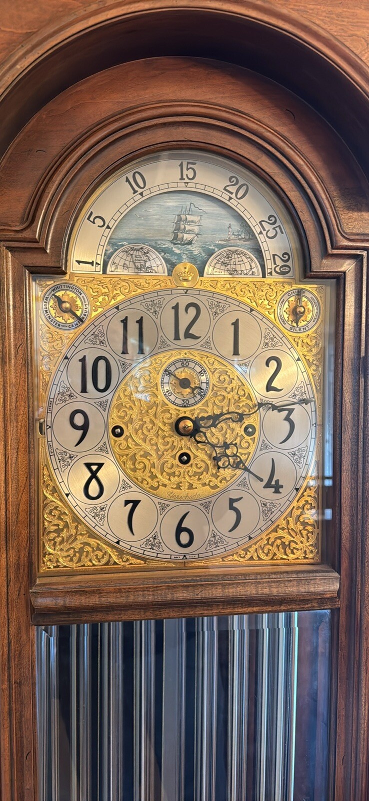 Christopher Columbus 106 Herschede Grandfather Clock