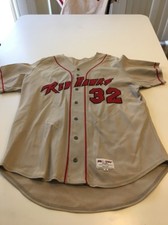 Game Worn Used Miami Red Hawks Baseball Jersey Size 48 #32