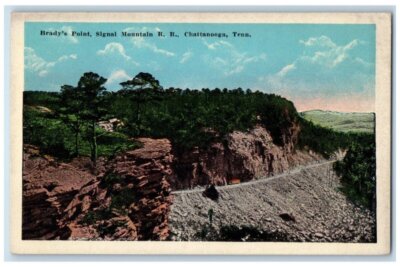 Brady's Point Signal Mountain R R Train Chattanooga Tennessee Old Photo