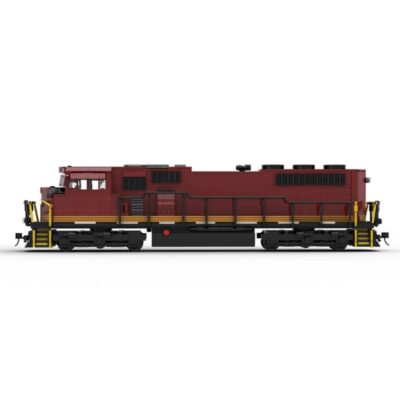 MOC-147542 River Valley & Western RRVW SD70MAC Train 2065 Stück Bausets