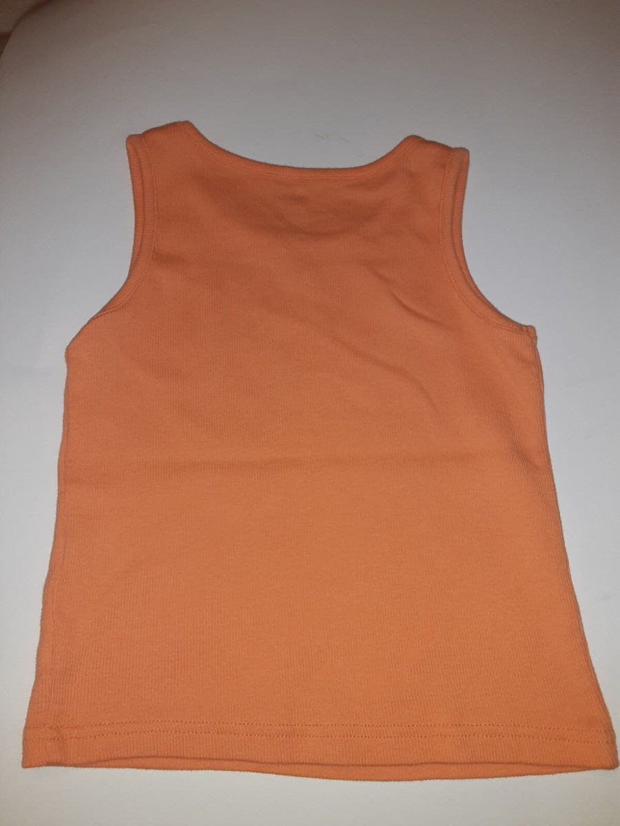 Ensemble Gymboree Fille - Robe Demi-cercles Orange/rose Et Barrette Tranche Citron - Taille 4, Neuf Avec étiquette