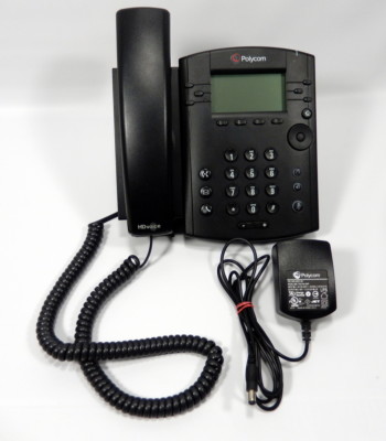 Polycom VVX 300 LCD Business Phone 6 Line VOIP Speakerphone