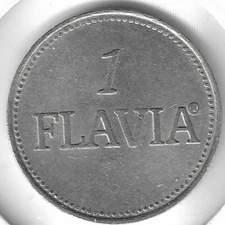 1 Flavia (UK Vending Machine) Token/Coin/Chip,  22mm