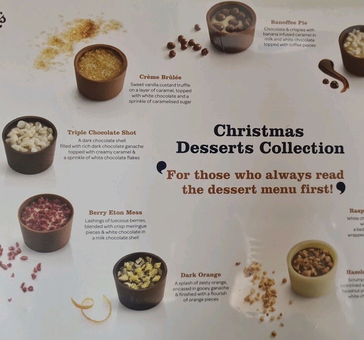 LILY O’BRIEN’S CHRISTMAS DESSERTS COLLECTION 312g CHOCOLATE BBE 10/25 ...