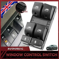 DRIVER SIDE FRONT ELECTRIC WINDOW SWITCH 4F0959851G FOR AUDI A6 C6 Q7 2004-2011