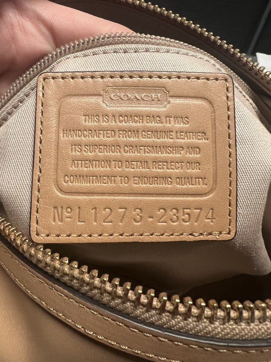 カメラ　まとめ 100% AUTHENTIC COACH LEGACT LEATHER HALEY SATCHEL 23574 B4/Sand | eBay