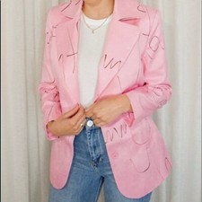 House Of Sunny Island Blazer Pink Size M