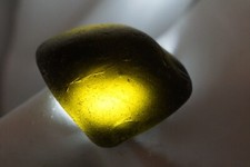 Black Sea Glass 37g RAREST OLDEST Pirate 1600  le Sainte-Marie Madagascar mad22