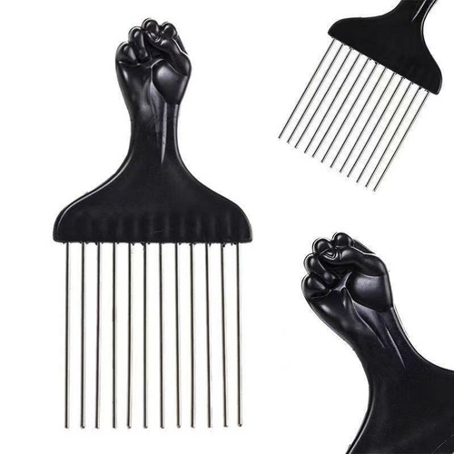 Detangle Metal Tooth Hair Comb Wig Afro Braid Hair Pick Brush Hairdressing Sal ∮ - Picture 7 of 16
