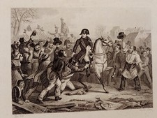 Napoléon Bonaparte à Grenoble - Gravure du XIXème