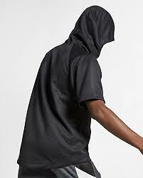 Nike Men's Dri-FIT Spotlight Short Sleeve Hoodie NEW BV3607-010 Black Size M 192499204912 | eBay