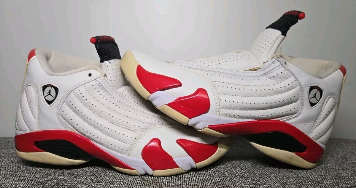 Air Jordan 14 ホワイト/ブラック/レッド AIR JORDAN 14 RETRO 'WHITE/VARSITY RED-BLACK-METALLIC SILVER