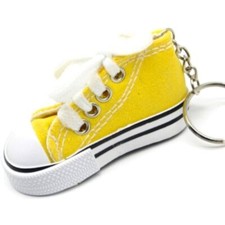 YELLOW High-Top Sneaker Keychain