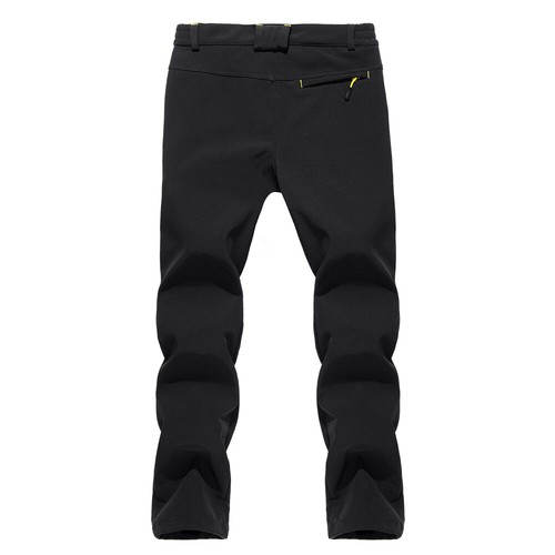 Pantaloni da neve da uomo foderati in pile da sci 5 zip taschini impermeabili escursionistici pantaloni invernali - Foto 14 di 52