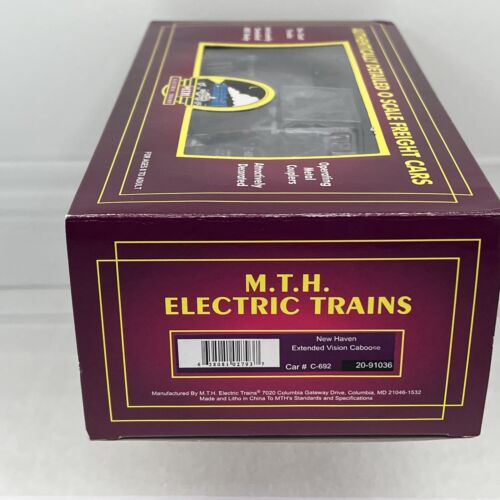 MTH Premier 20-91036 New Haven Extended Vision Caboose #C-692 O Gauge Used NH - Picture 12 of 14