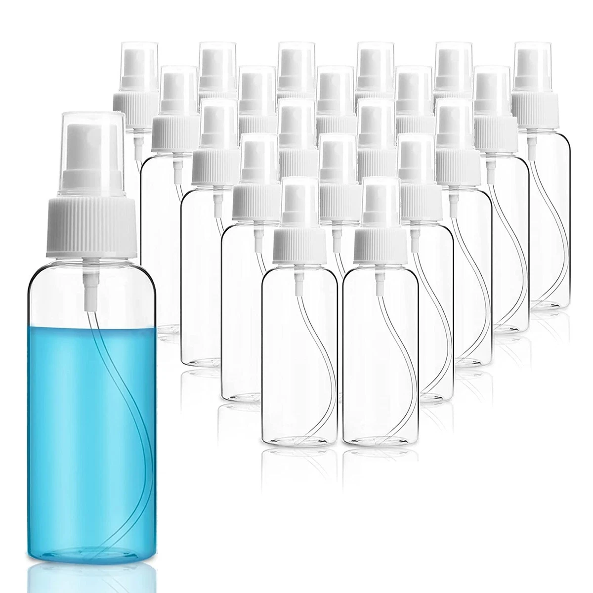 3.4oz / 100ml Mini Water Mist Plastic Clear Perfume Plant Travel Spray  Bottles