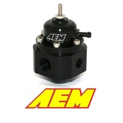 AEM Universal Einstellbar Kraftstoffdruckregler #25-302BK