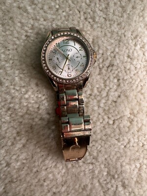 XOXO Rhinestone Gold-Tone Watch XOXO Women main image 4