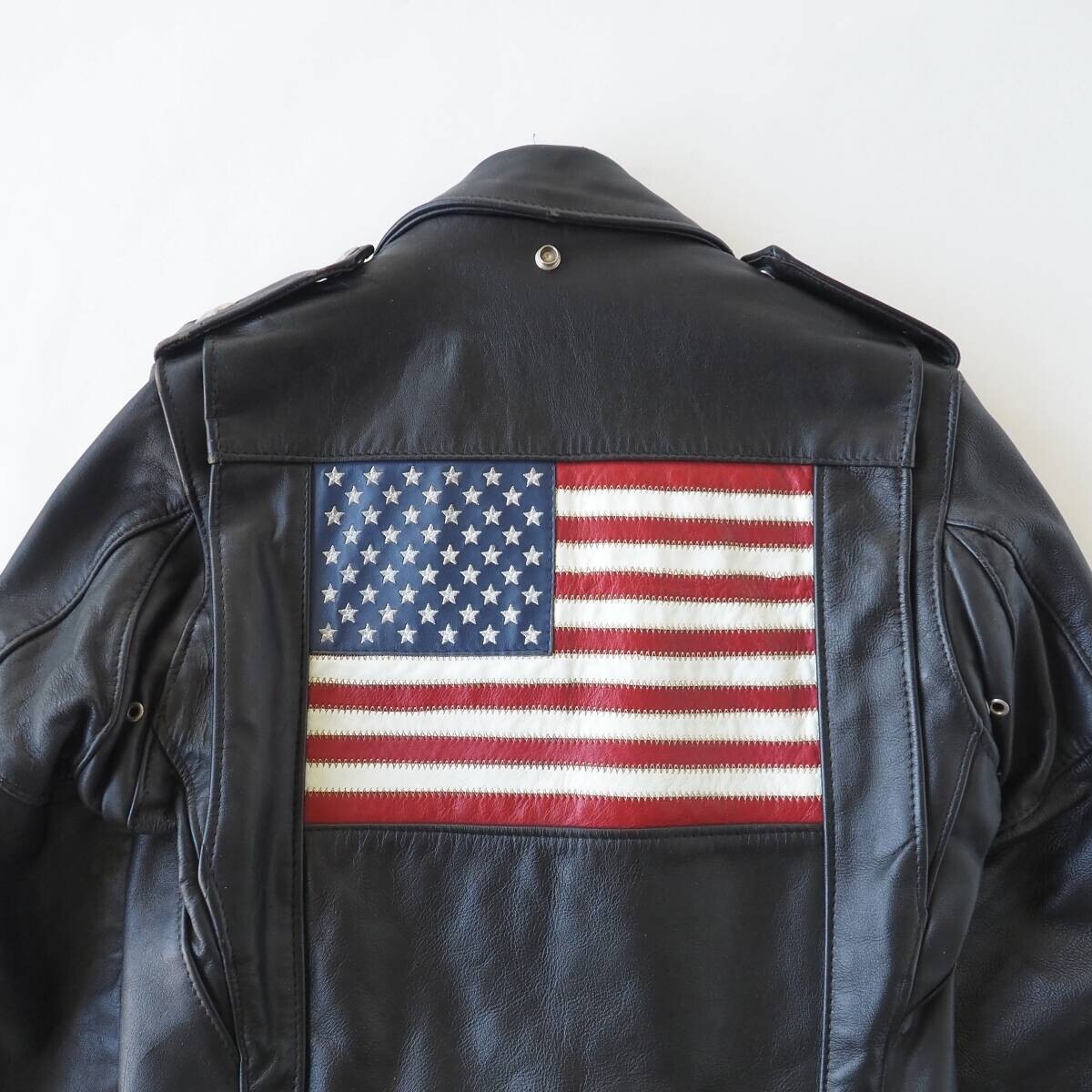 Schott 618F Double Riders Jacket Size 34 Black Leather | eBay