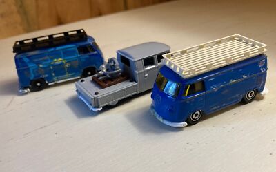 Vw Bus Roof Rack 1/64th Hot Wheel Vw Engine Set Of 3 Diorama 
