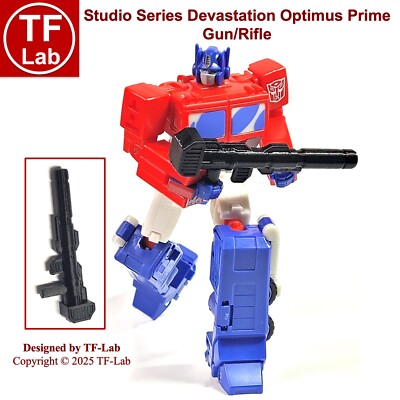 Rifle Gun Upgrade Kit for Transformers Optimus Prime Devastation Studio Series