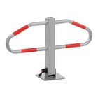 Parkplatzsperre Poller Absperrpfosten Parkplatzabsperrung umlegbar abschließbar