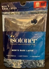 Isotoner Men's Base Layer Top - Size M - Blue - NEW