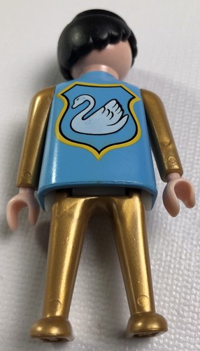 Vintage 1974 Geobra Playmobil Figur blau gold - Bild 2 von 4