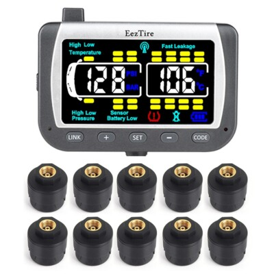 #ad #ad EEZTire TPMS Real Time Tire Pressure Monitoring System 10AT Sensors with Booster $559.00