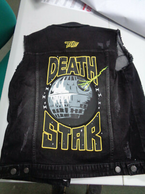 Disney Star Wars Kutte  Patch Jacke  Death Star Jacket Battle Jacket, Größe XL