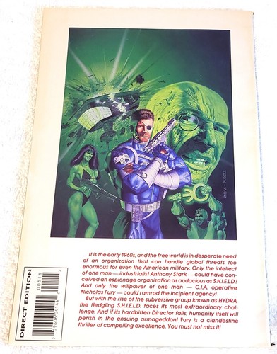 Fury #1 Marvel Comics 1994 Nick Fury Avengers FINE/FINE PLUS BAGGED/BOARDED - Picture 2 of 3