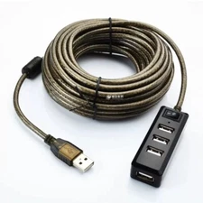 1/Piece USB Extension Cable 4-port HUB Splitter USB 2.0 Computer Data Cable